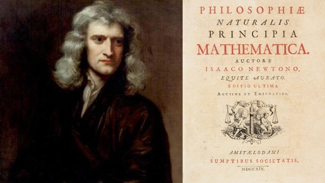 Philosophiæ Naturalis Principia Mathematica - Mathematical Principles of Natural Philosophy is a work in three books by Isaac Newton, in Latin, first published 5 July 1687. The Principia states Newton's laws of motion, forming the foundation of classical mechanics, also Newton's law of universal gravitation. The Principia is regarded as one of the most important works in the history of science.