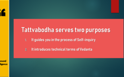 Tattvabodha – The fundamental text of Vedanta